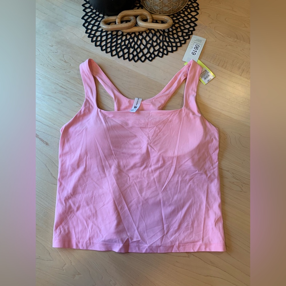 NWT all in motion everyday square neck soft tank top XL
